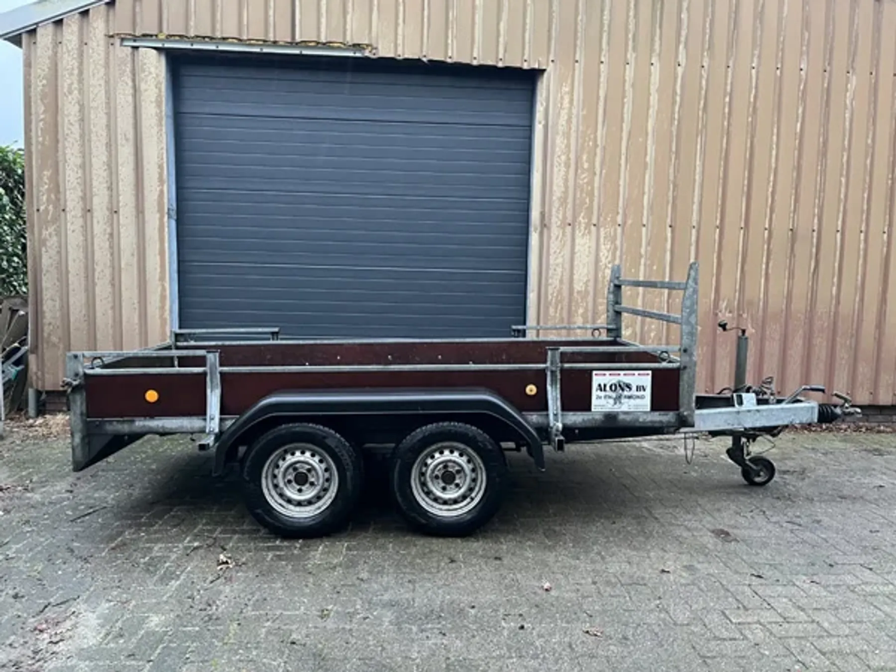 Aanhangwagen tandem as 2.5m Cover