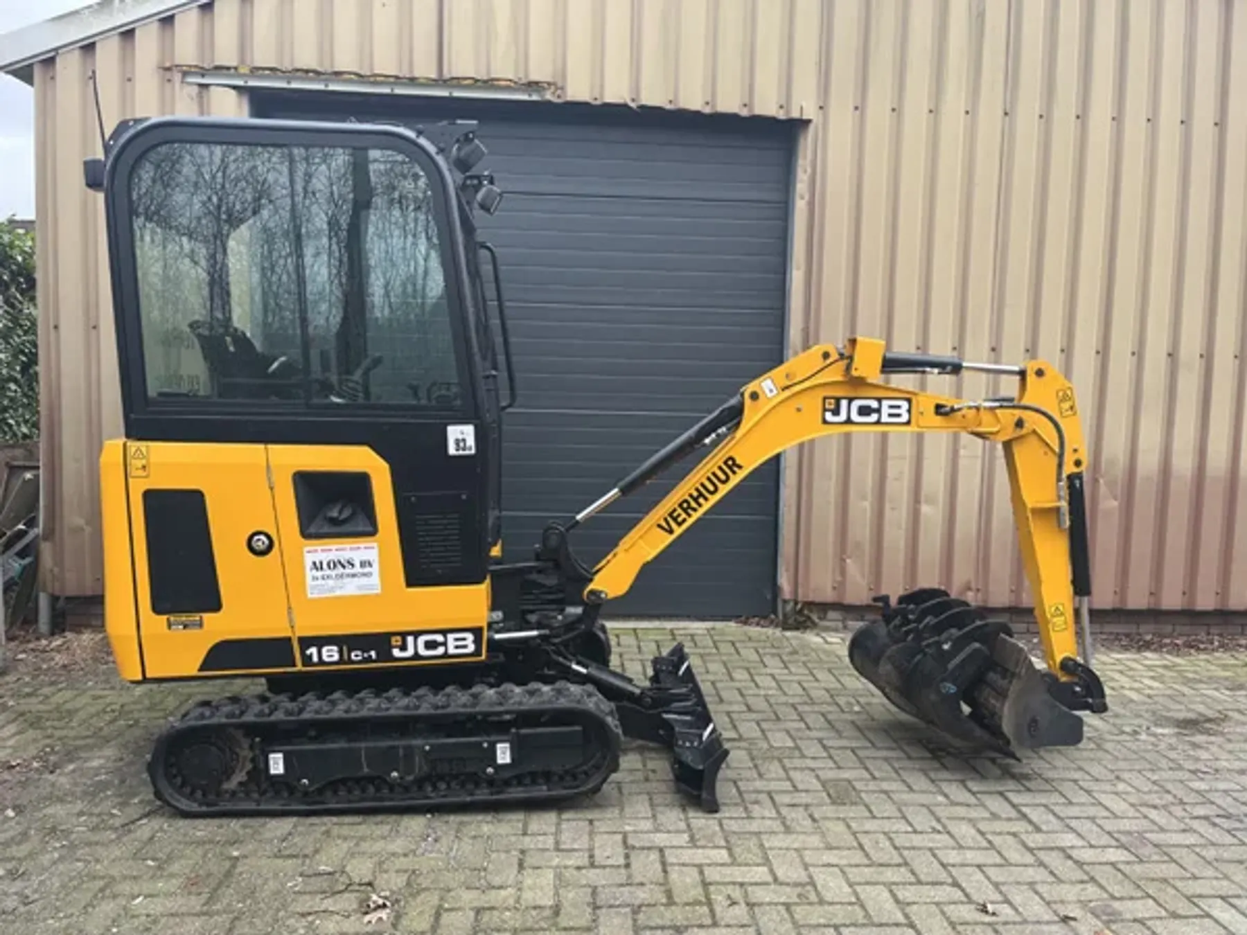 JCB Minikraan 1.7ton Cover