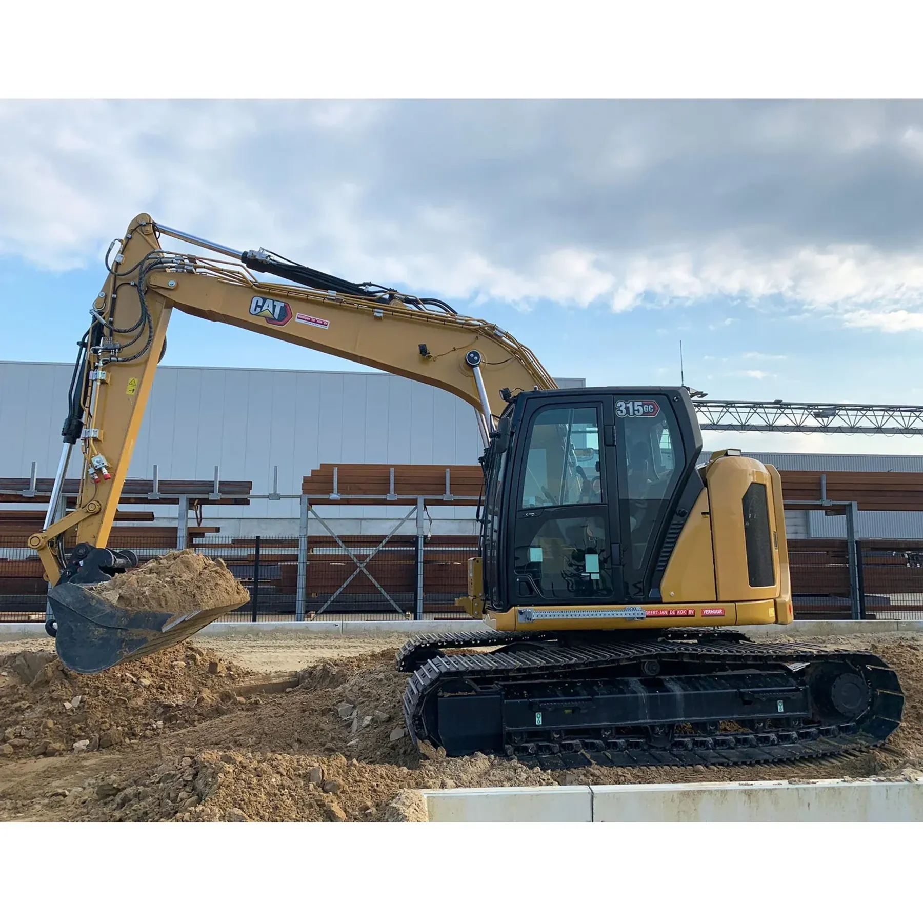 CAT315 Graafmachine Cover